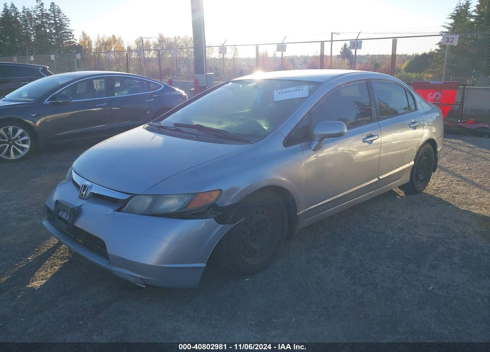 2008 HONDA CIVIC LX VIN: 2HGFA16528H325323