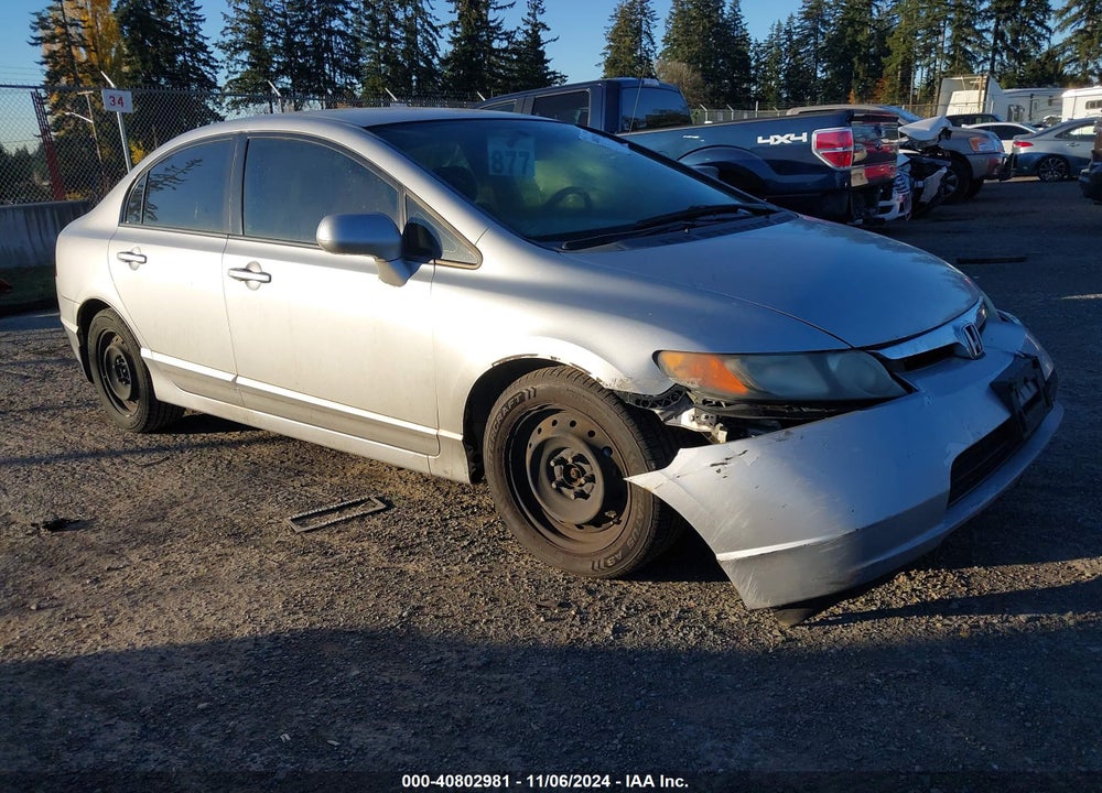 2008 HONDA CIVIC LX VIN: 2HGFA16528H325323