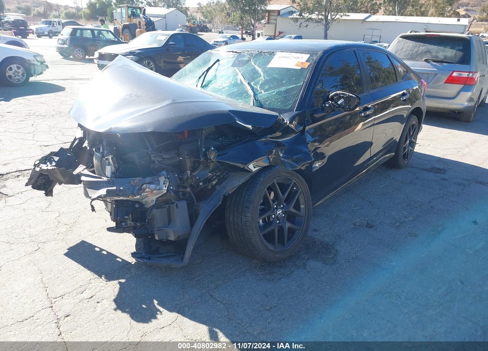 2022 HONDA CIVIC VIN: 2HGFE2F52NH604289