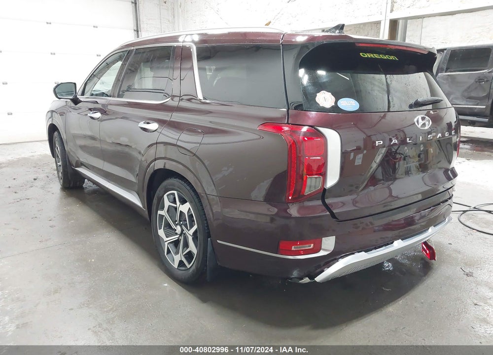 2021 HYUNDAI PALISADE CALLIGRAPHY VIN: KM8R7DHE5MU299909