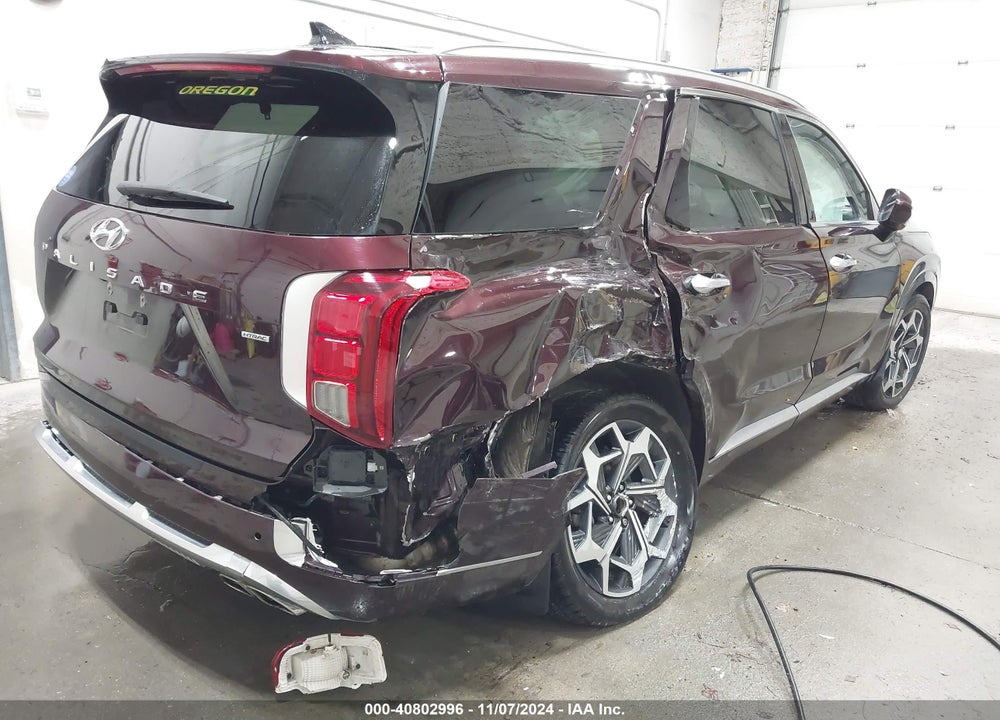 2021 HYUNDAI PALISADE CALLIGRAPHY VIN: KM8R7DHE5MU299909