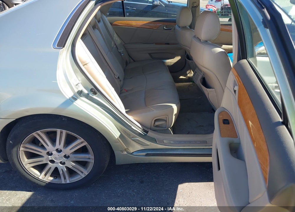 2006 TOYOTA AVALON LIMITED VIN: 4T1BK36B76U119867
