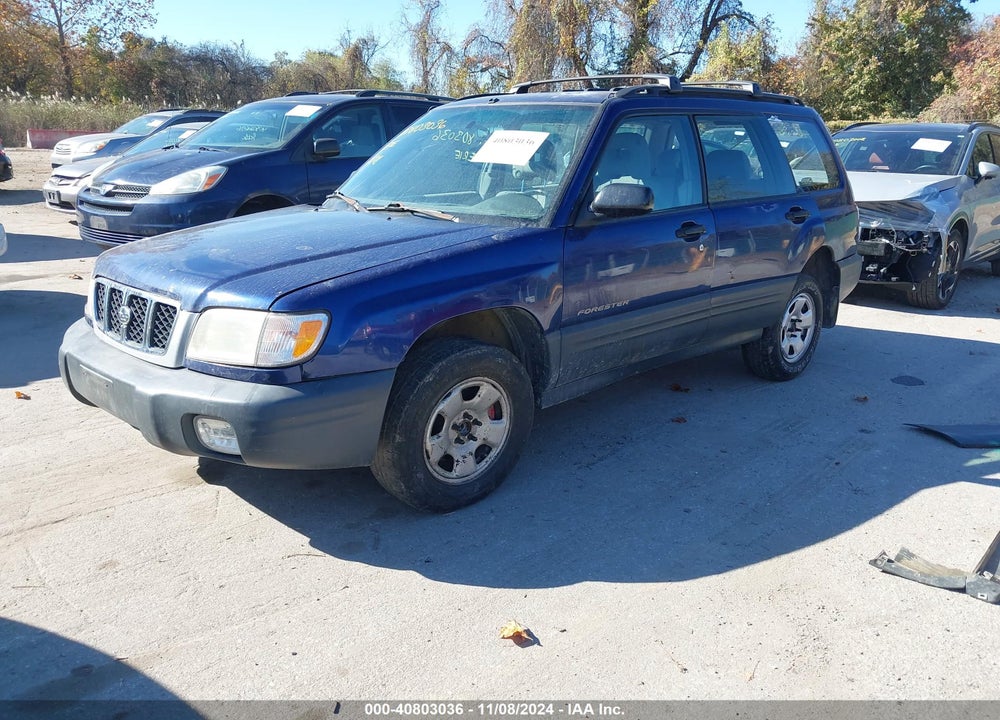 2001 SUBARU FORESTER L VIN: JF1SF63561H757110