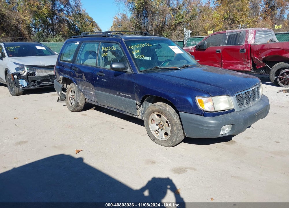 2001 SUBARU FORESTER L VIN: JF1SF63561H757110