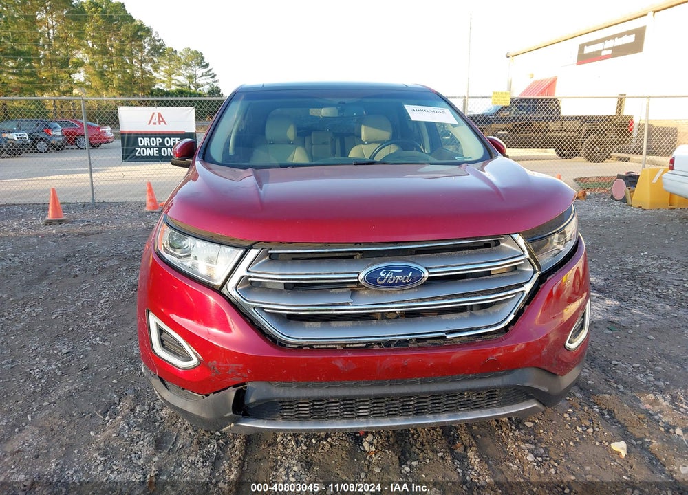 2018 FORD EDGE TITANIUM VIN: 2FMPK3K8XJBC57885