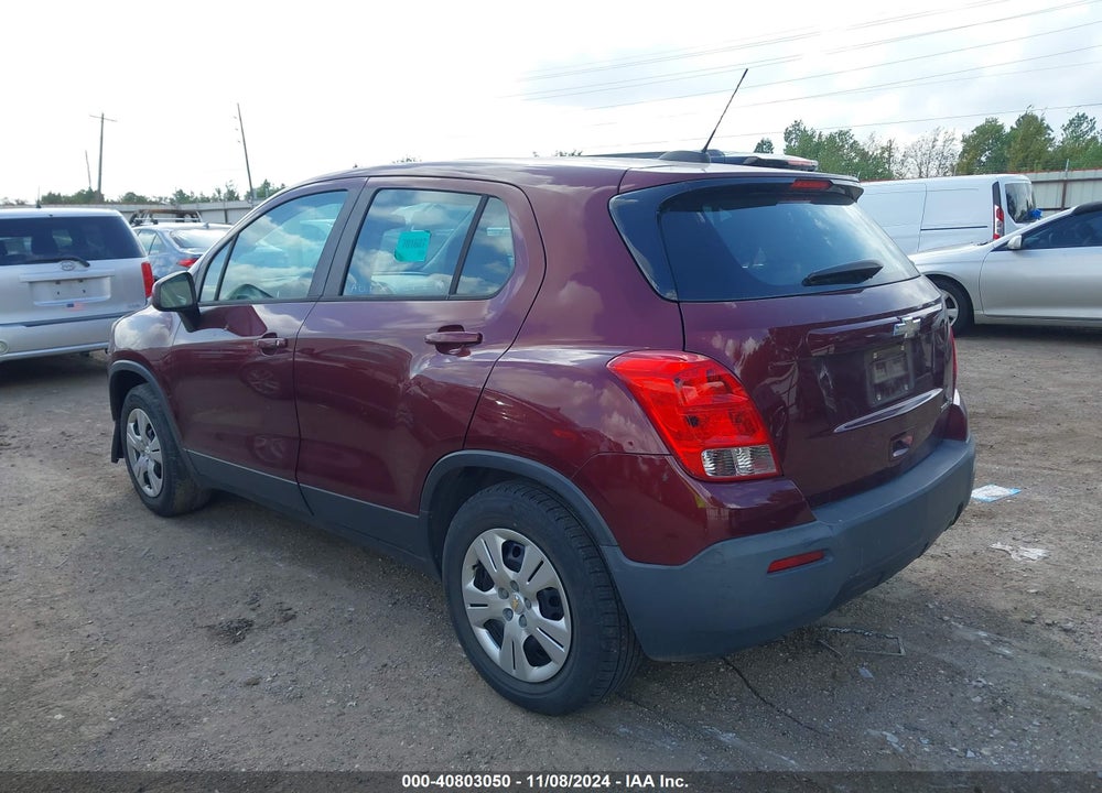 2016 CHEVROLET TRAX 1LS VIN: 3GNCJKSB6GL241487