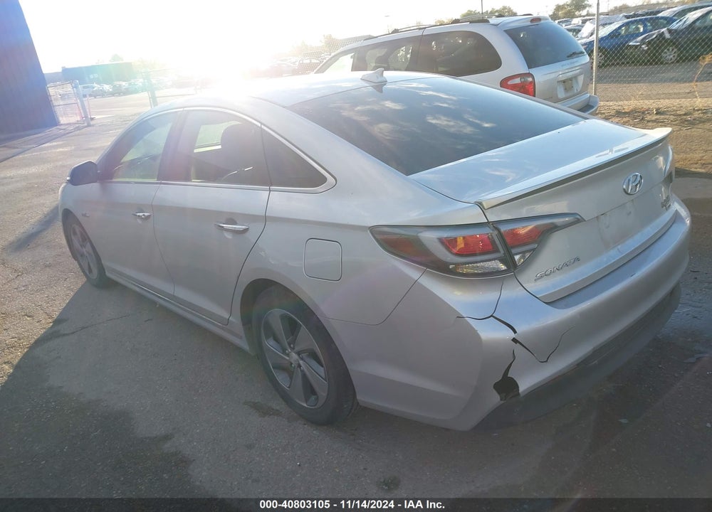 2017 HYUNDAI SONATA HYBRID LIMITED VIN: KMHE34L1XHA049006