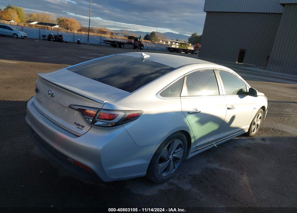 2017 HYUNDAI SONATA HYBRID LIMITED VIN: KMHE34L1XHA049006