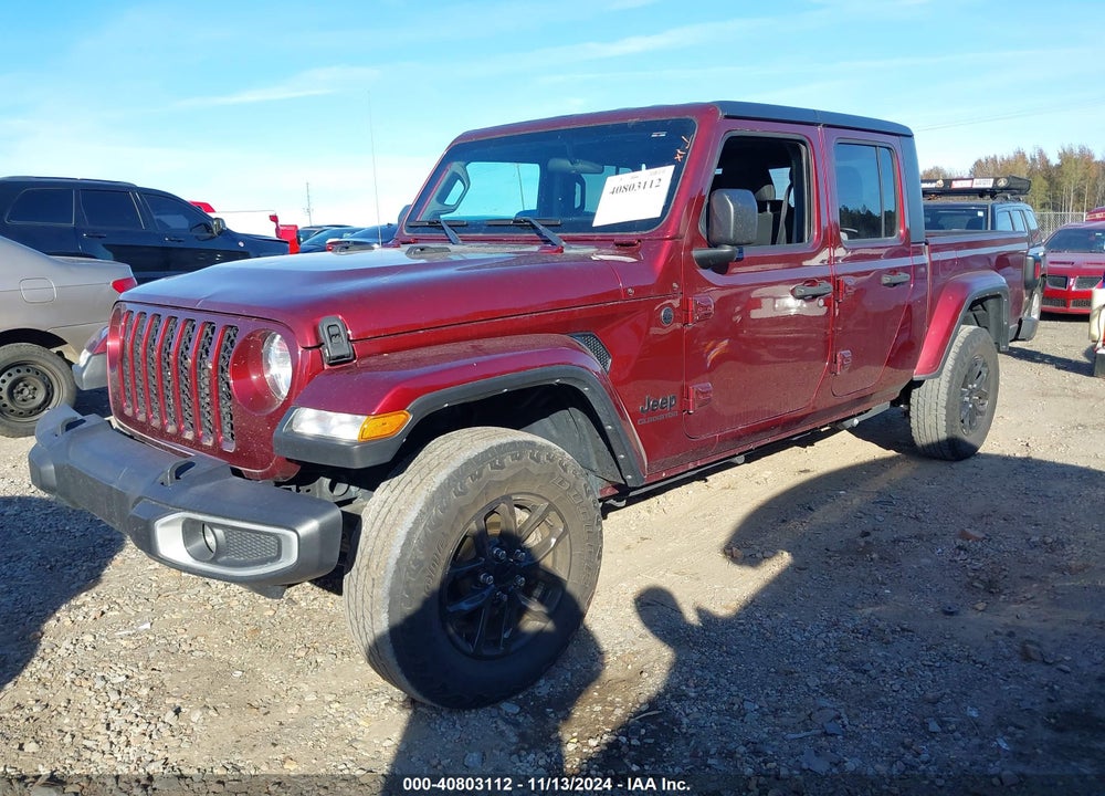 2022 JEEP GLADIATOR SPORT S 4X4 VIN: 1C6HJTAG6NL130746