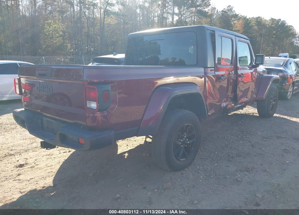 2022 JEEP GLADIATOR SPORT S 4X4 VIN: 1C6HJTAG6NL130746
