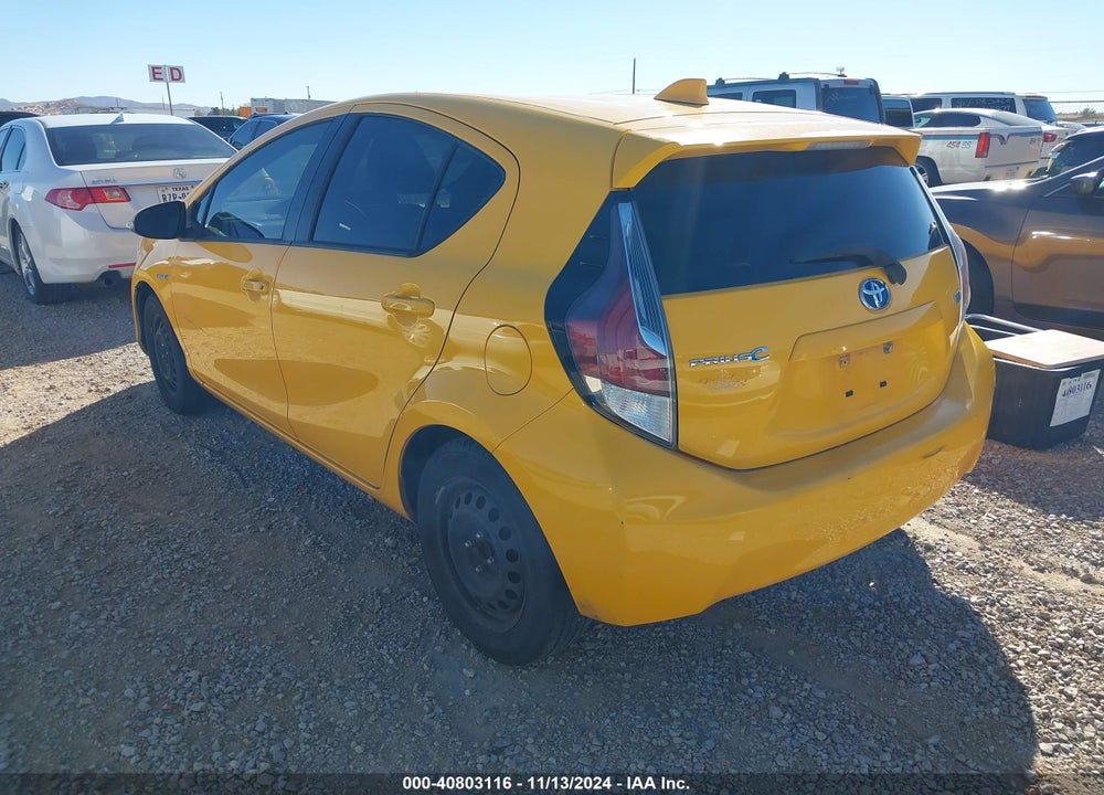 2015 TOYOTA PRIUS C TWO VIN: JTDKDTB37F1097500