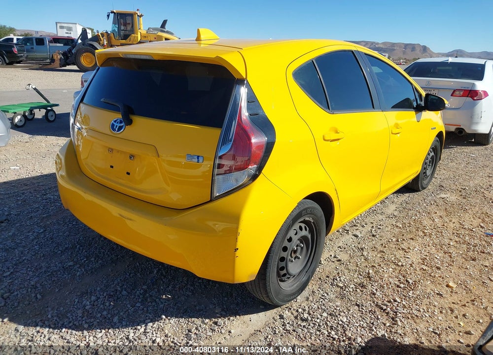2015 TOYOTA PRIUS C TWO VIN: JTDKDTB37F1097500