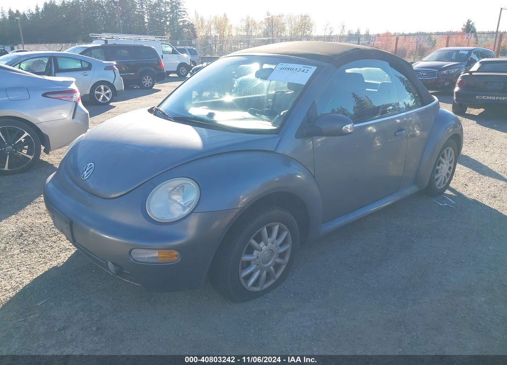 2005 VOLKSWAGEN NEW BEETLE GLS VIN: 3VWCM31Y55M317135