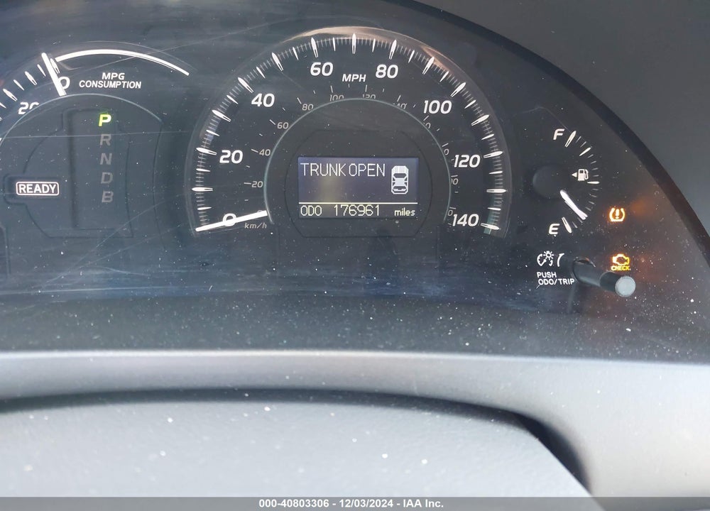 2009 TOYOTA CAMRY HYBRID VIN: 4T1BB46K19U107675
