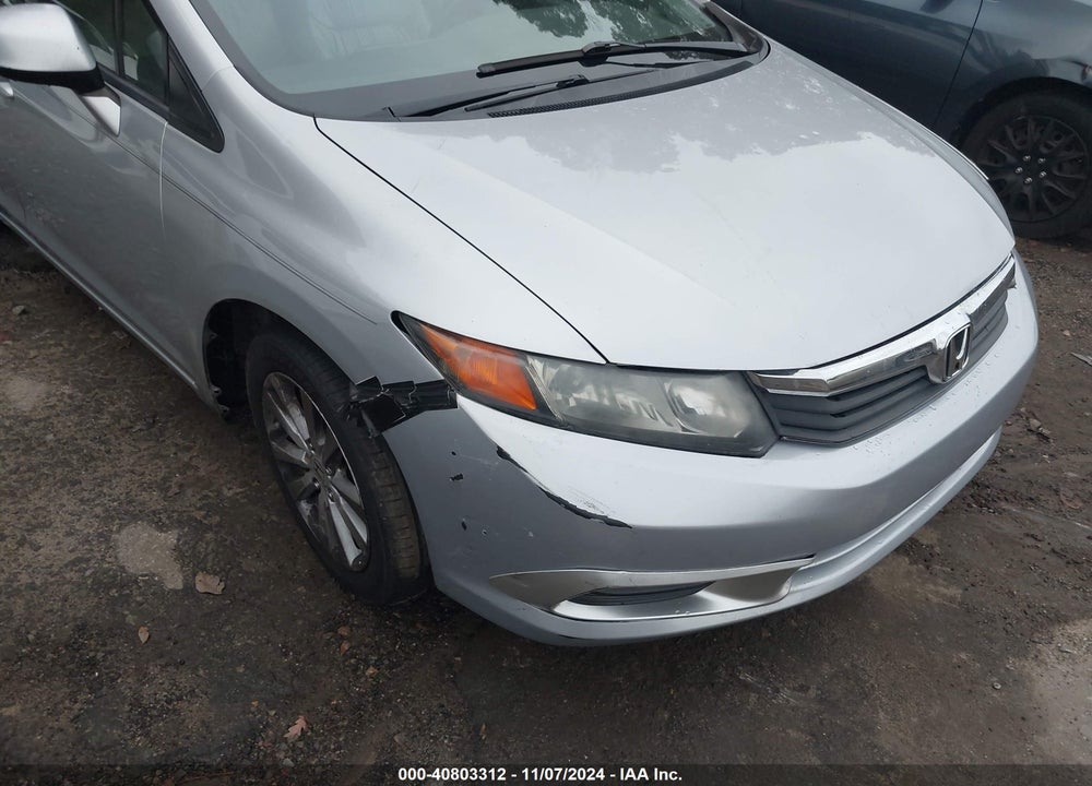2012 HONDA CIVIC EX-L VIN: 2HGFB2F9XCH557733