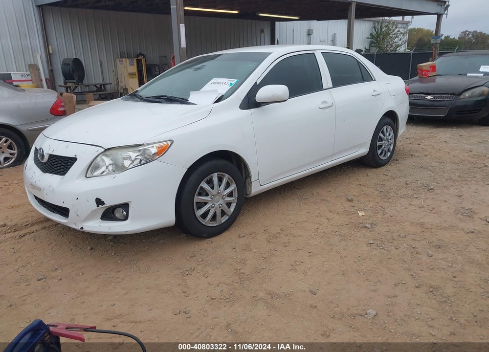 2010 TOYOTA COROLLA LE VIN: 2T1BU4EE6AC306281