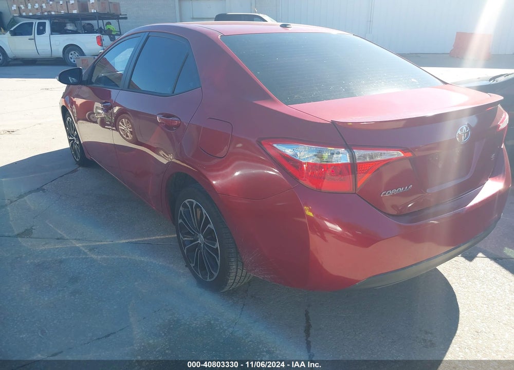 2015 TOYOTA COROLLA S PLUS VIN: 5YFBURHE5FP194492