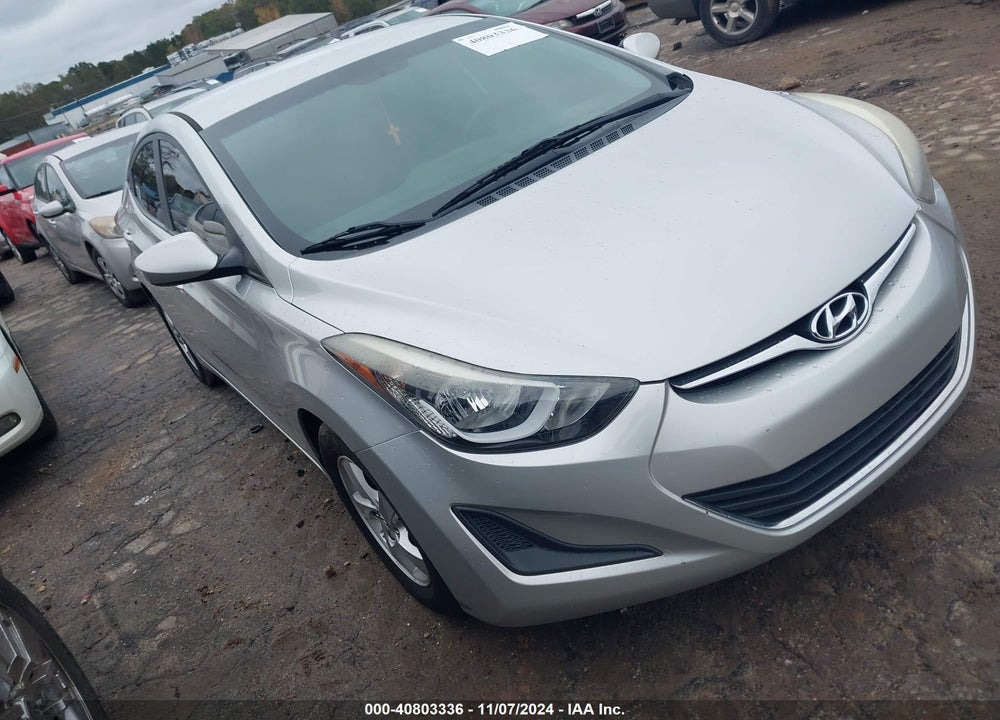 2015 HYUNDAI ELANTRA SE VIN: 5NPDH4AE6FH591233
