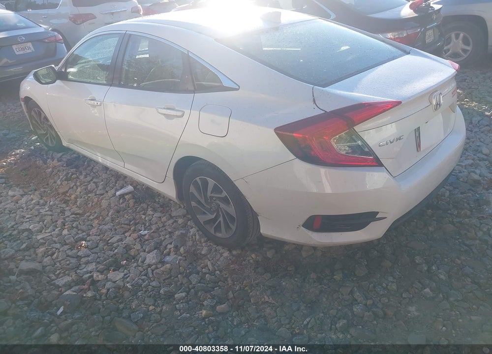 2018 HONDA CIVIC EX VIN: 19XFC2F74JE028927