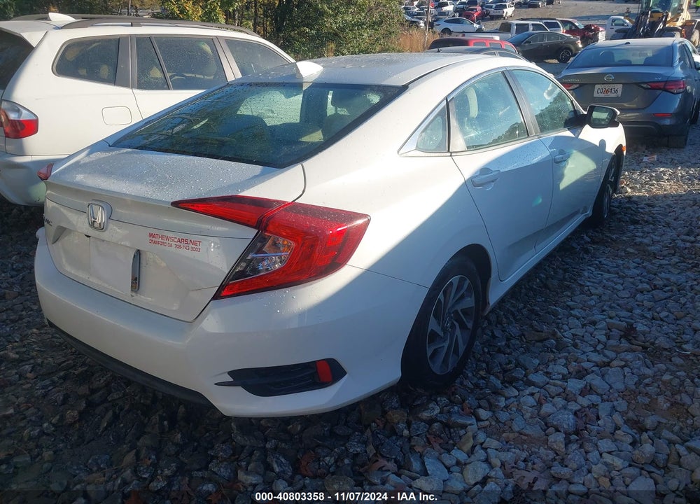 2018 HONDA CIVIC EX VIN: 19XFC2F74JE028927