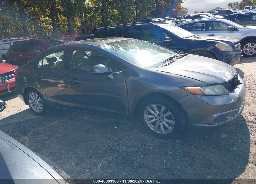 2012 HONDA CIVIC EX VIN: 2HGFB2F81CH556834