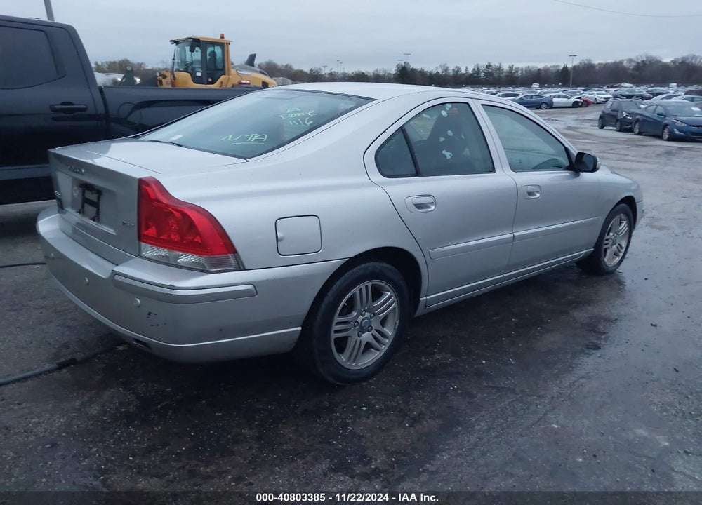 2007 VOLVO S60 2.5T VIN: YV1RS592472644645