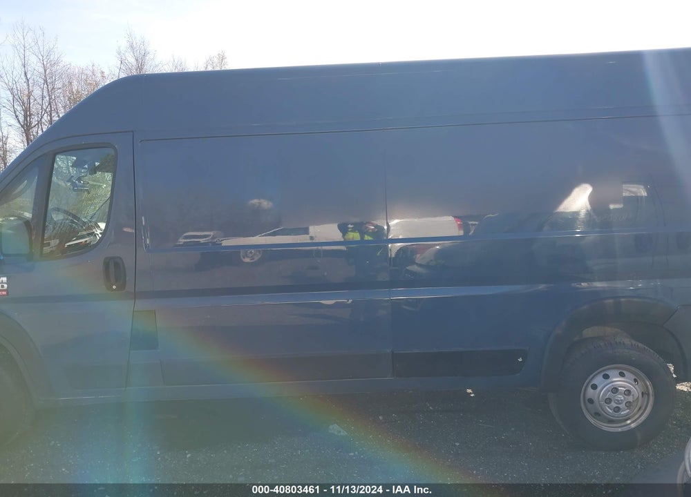 2019 RAM PROMASTER 3500 CARGO VAN HIGH ROOF 159 WB EXT VIN: 3C6URVJG7KE546599