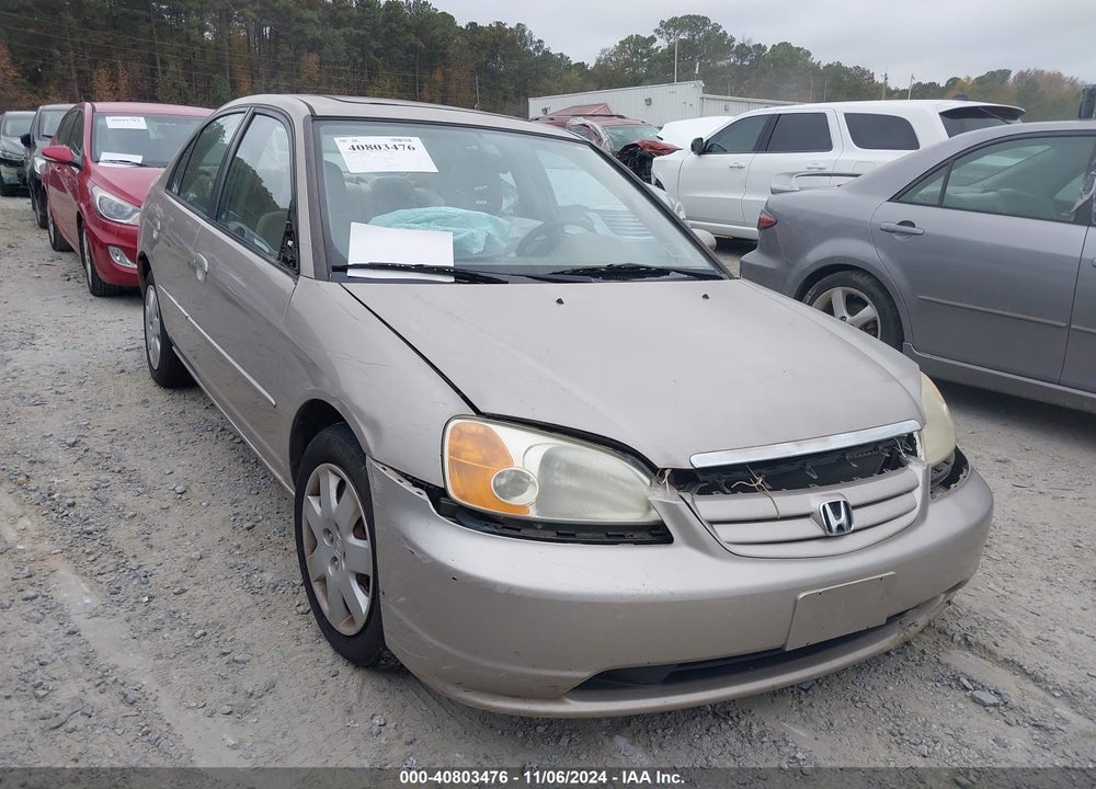 2001 HONDA CIVIC EX VIN: 2HGES26701H597486