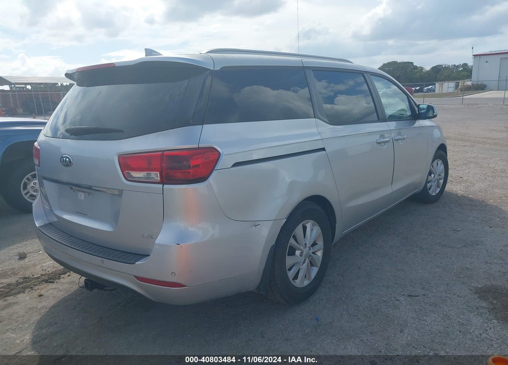 2016 KIA SEDONA LX VIN: KNDMB5C12G6198066