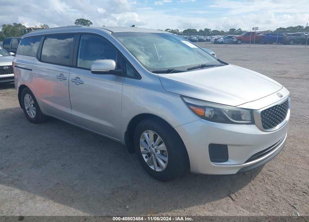 2016 KIA SEDONA LX VIN: KNDMB5C12G6198066