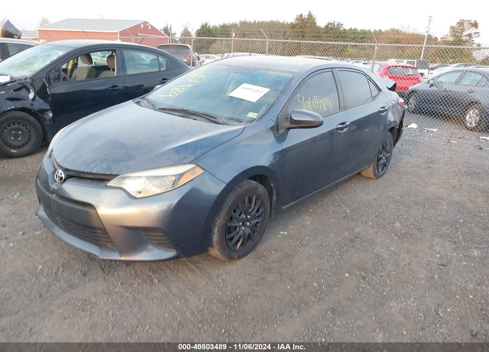 2014 TOYOTA COROLLA LE VIN: 2T1BURHE4EC106448
