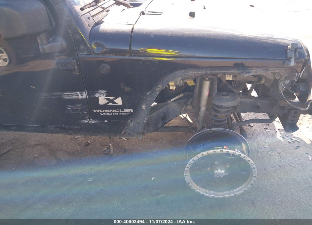 2008 JEEP WRANGLER UNLIMITED X VIN: 1J4GA39158L526993