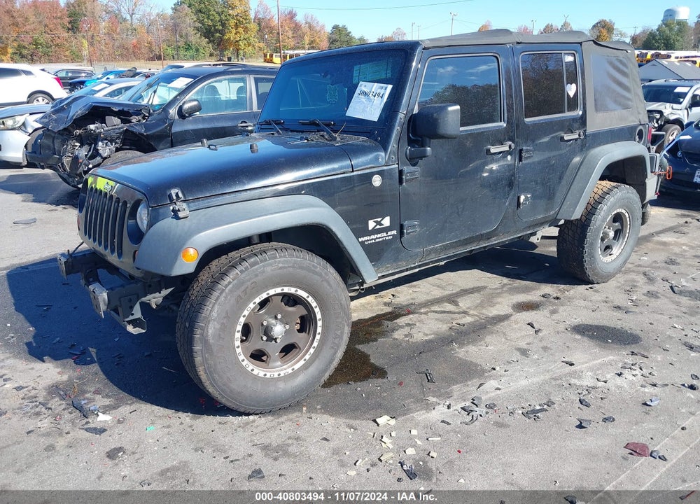 2008 JEEP WRANGLER UNLIMITED X VIN: 1J4GA39158L526993