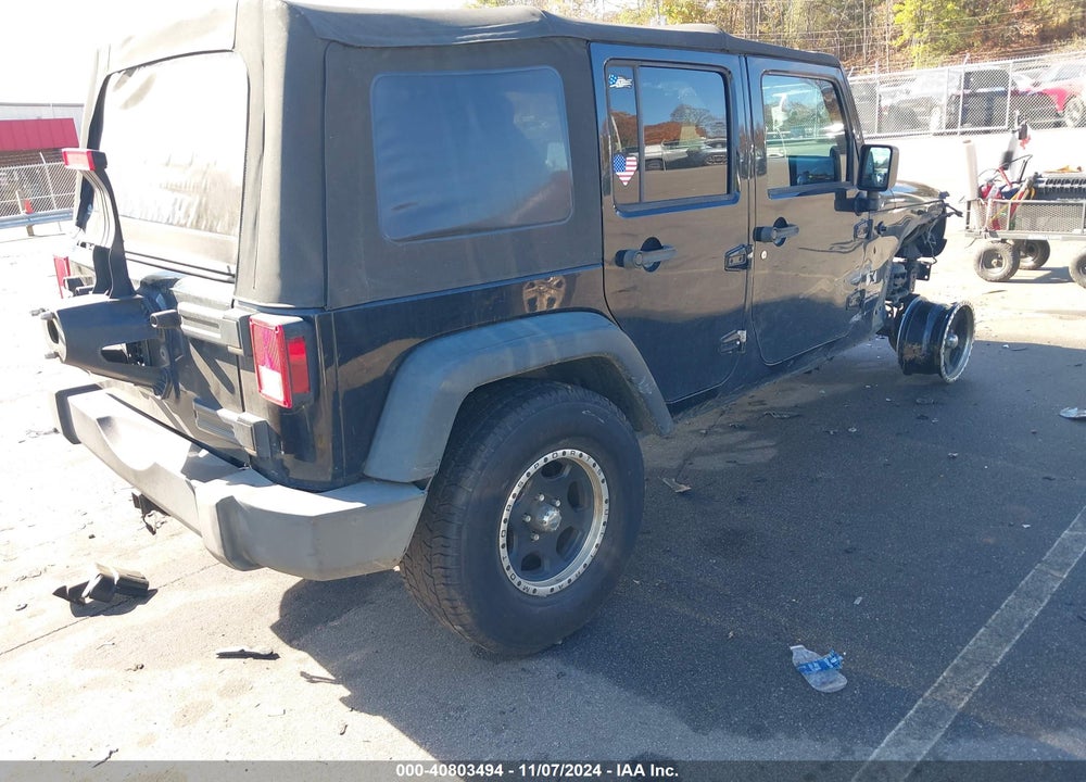 2008 JEEP WRANGLER UNLIMITED X VIN: 1J4GA39158L526993