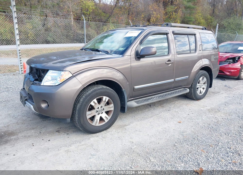 2008 NISSAN PATHFINDER LE VIN: 5N1AR18B98C627369