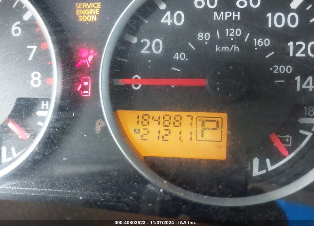 2008 NISSAN PATHFINDER LE VIN: 5N1AR18B98C627369