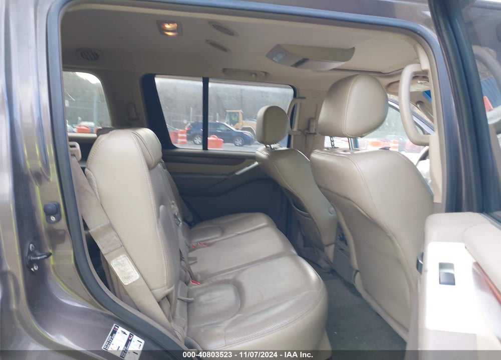 2008 NISSAN PATHFINDER LE VIN: 5N1AR18B98C627369