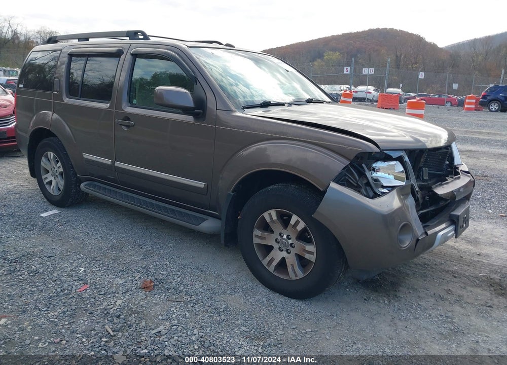 2008 NISSAN PATHFINDER LE VIN: 5N1AR18B98C627369