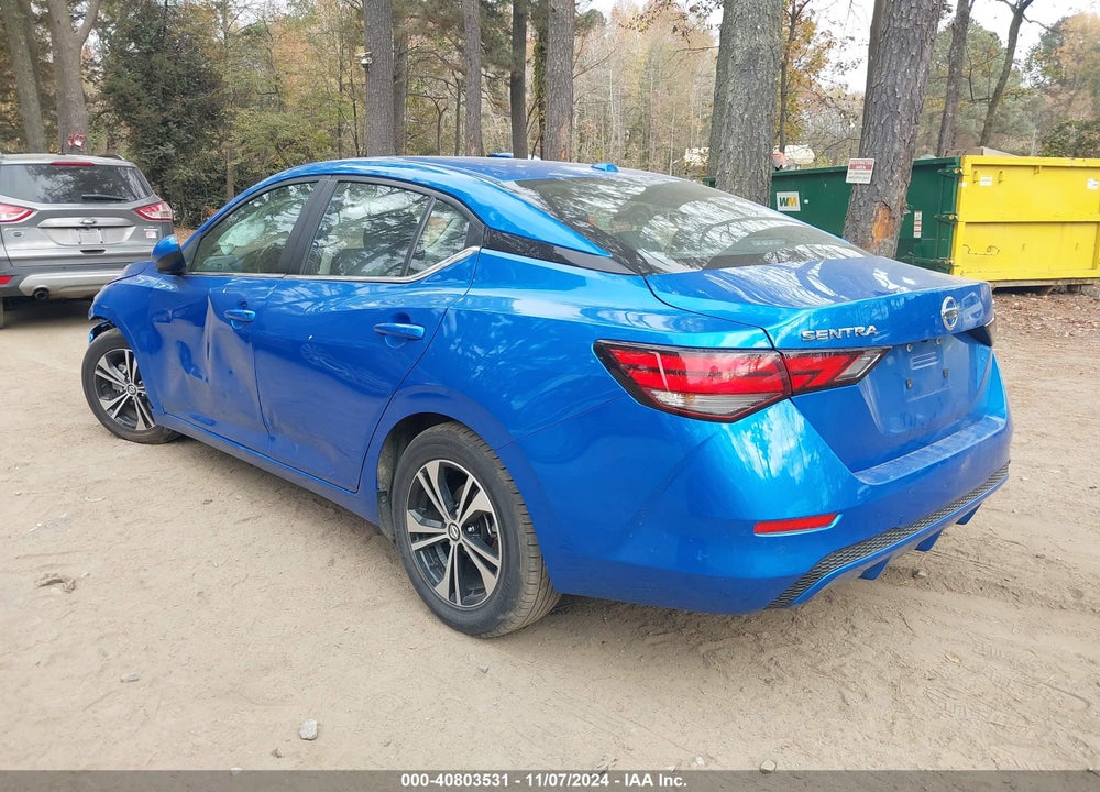 2022 NISSAN SENTRA VIN: 3N1AB8CV6NY274176
