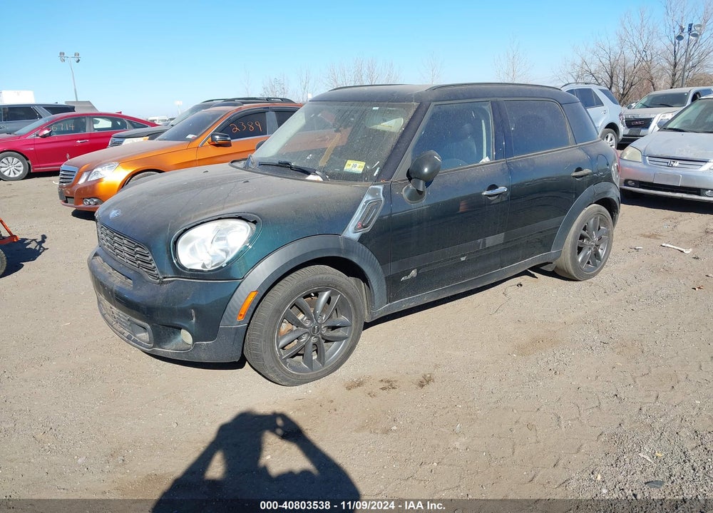 2012 MINI COOPER S COUNTRYMAN VIN: WMWZC5C56CWL60553