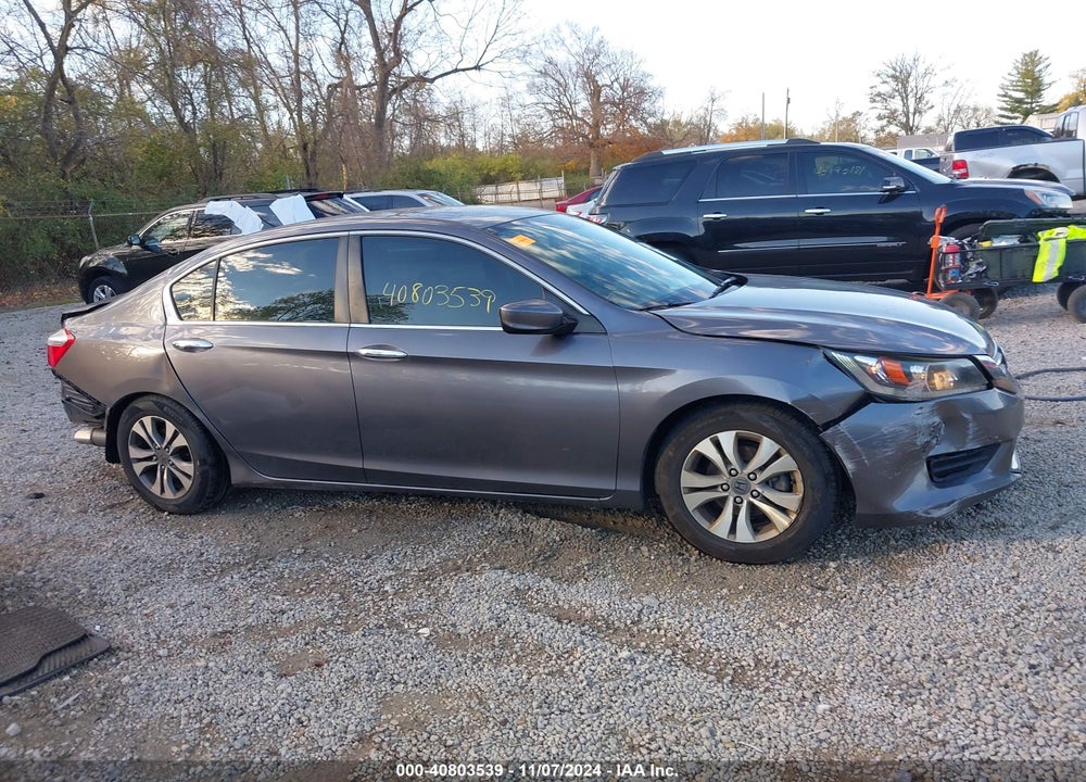 2013 HONDA ACCORD LX VIN: 1HGCR2F31DA129284