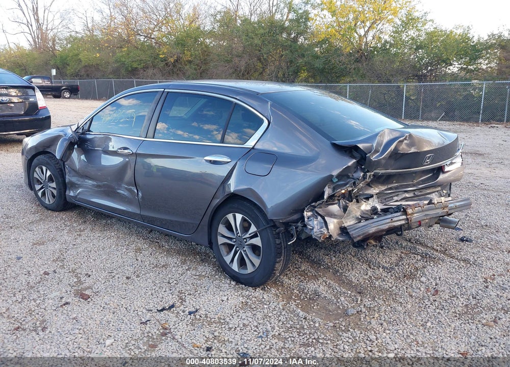 2013 HONDA ACCORD LX VIN: 1HGCR2F31DA129284