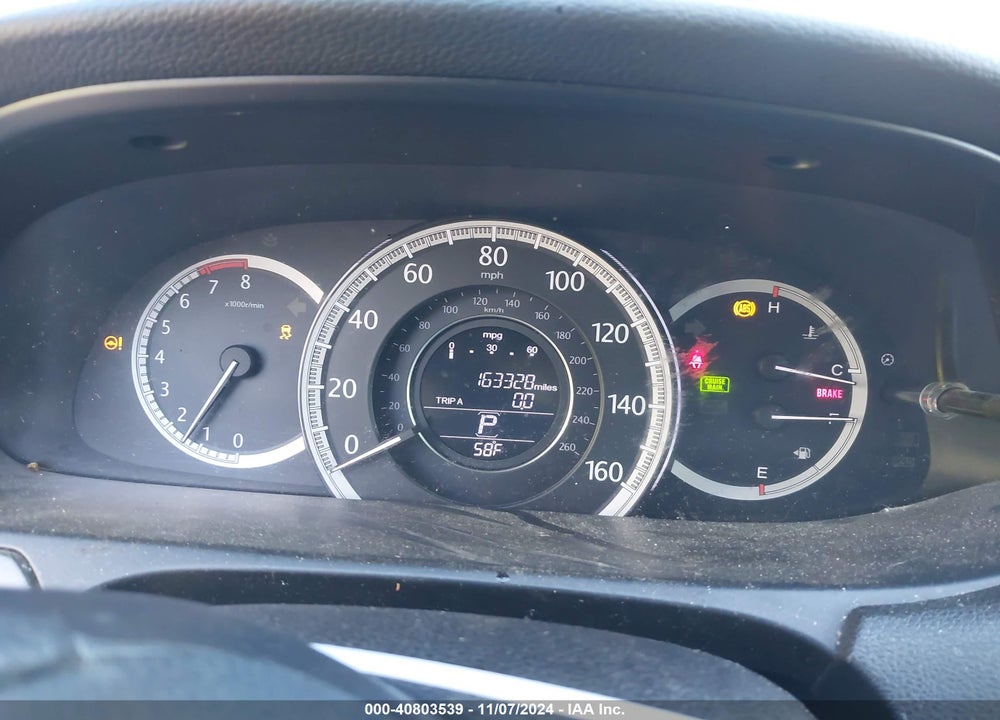 2013 HONDA ACCORD LX VIN: 1HGCR2F31DA129284