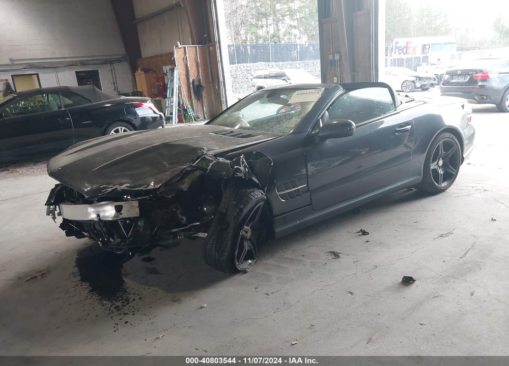 2011 MERCEDES-BENZ SL 550 VIN: WDBSK7BAXBF163576
