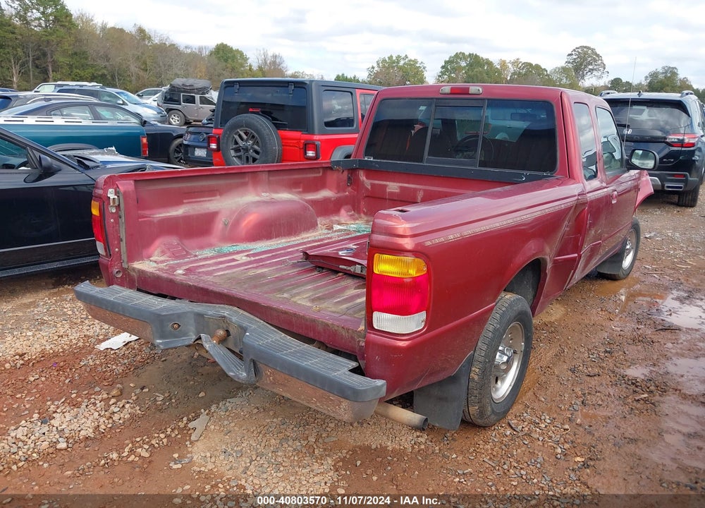 1998 FORD RANGER SPLASH/XL/XLT VIN: 1FTYR14U1WTA54684