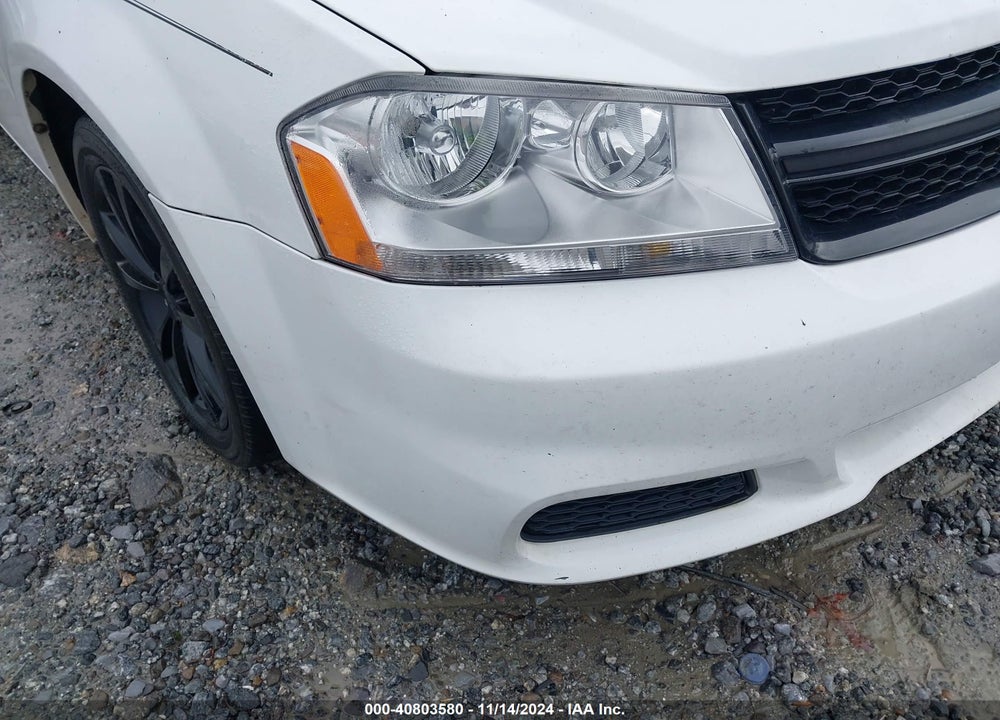 2013 DODGE AVENGER SE V6 VIN: 1C3CDZAG5DN751092