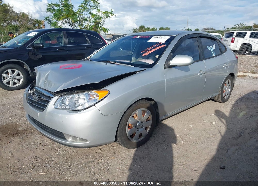 2007 HYUNDAI ELANTRA GLS/LIMITED/SE VIN: KMHDU46DX7U065024