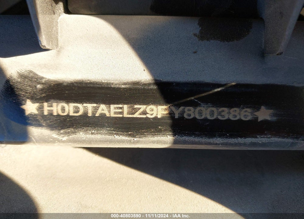 2023 LIFAN DELIVERY VIN: H0DTAELZ9PY800386