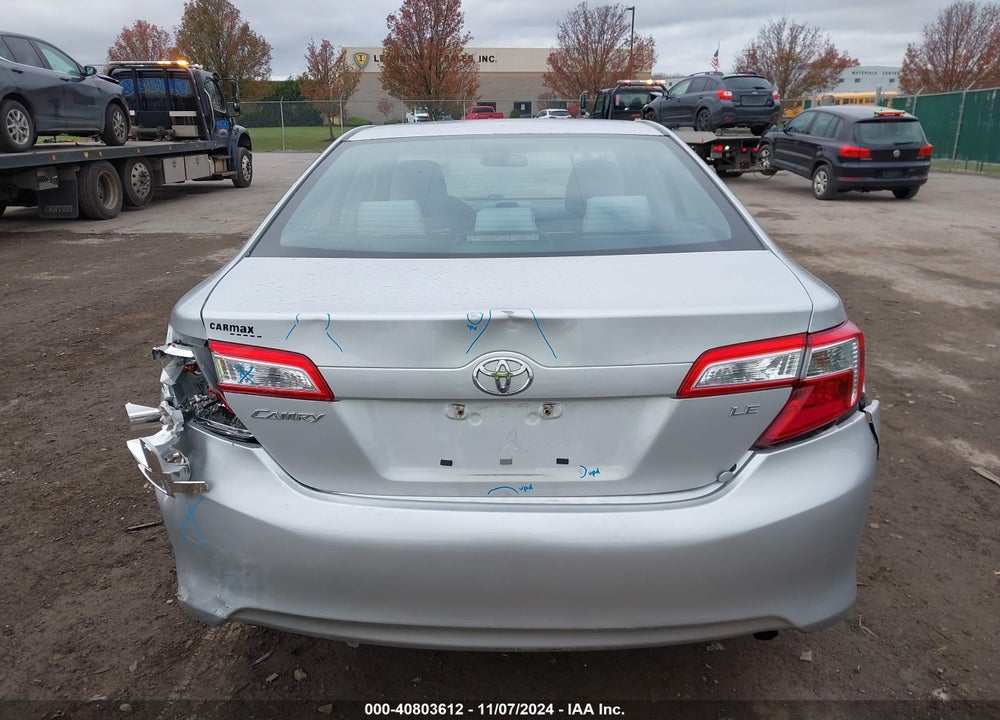 2013 TOYOTA CAMRY LE VIN: 4T1BF1FKXDU648123