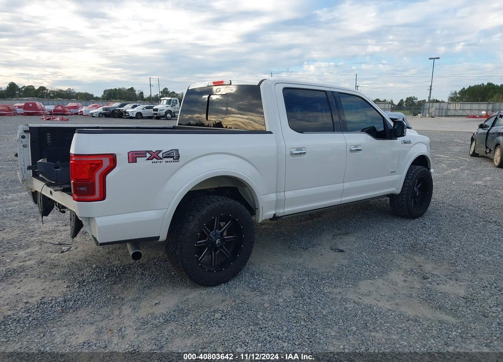 2015 FORD F-150 PLATINUM VIN: 1FTEW1EG7FFC71787